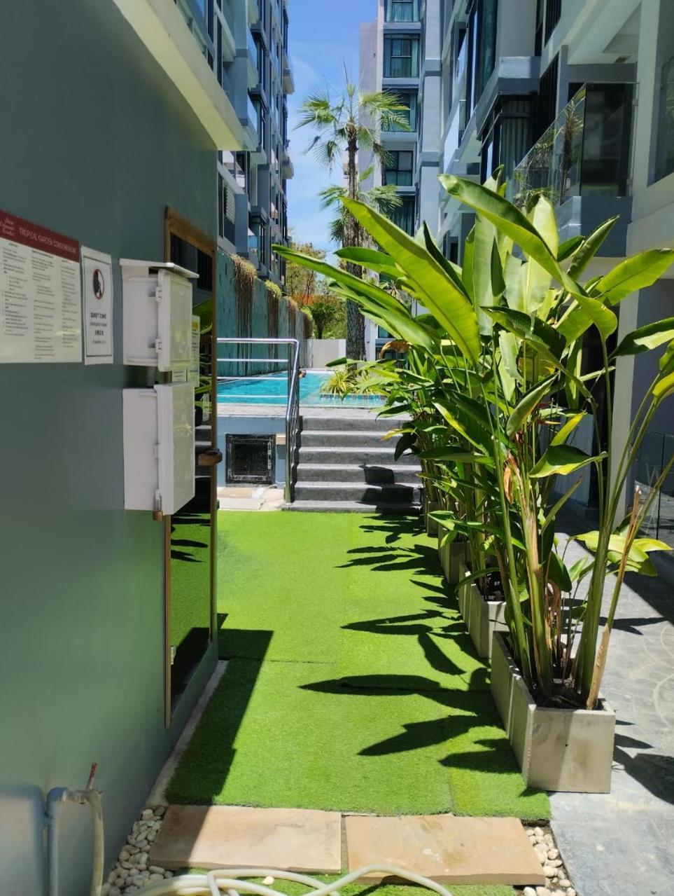 Двух-Комнатная Квартира В Кондоминимуме "Tropikal Garden" Pattaya Exterior photo
